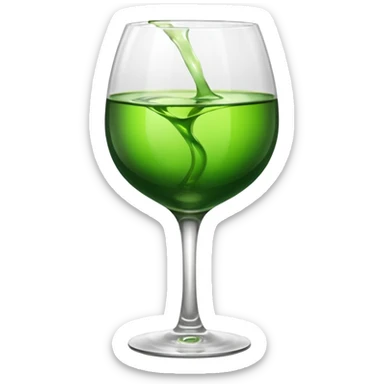 green wine emotivon sticker