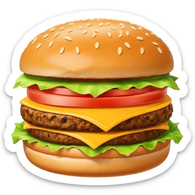 1 Smash burger patty sticker