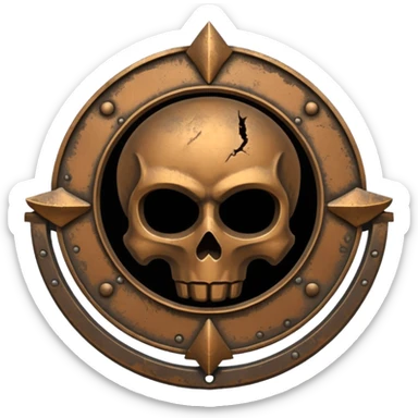 dirty old faction emblem sticker