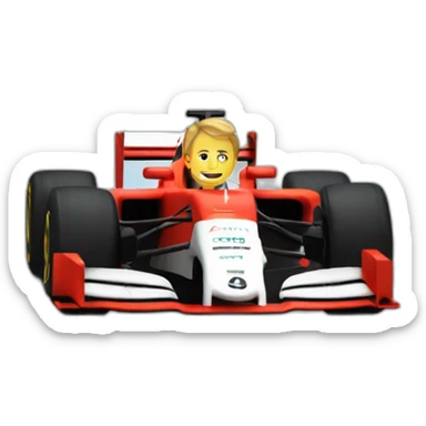 F1 race sticker