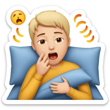 get up in the morning sticker