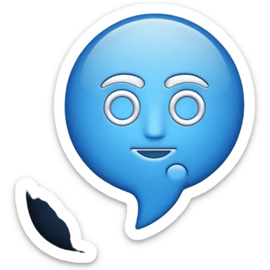male gender symbol blue color emoji style suitable for Discord role icon sticker