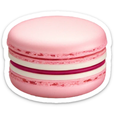 Light pink macaron sticker