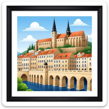 architectural heritage europe sticker