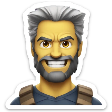 Wolverine x-men sticker