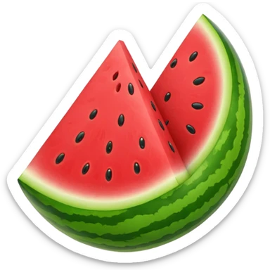 Double Watermelon joined together (NSFW) sticker