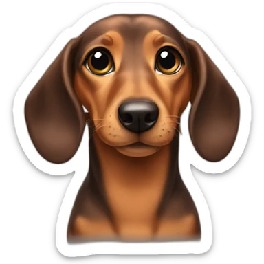 Mini dashund sticker
