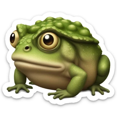 big hairy toad sticker