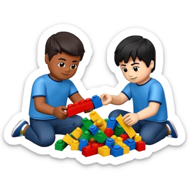 2 boy Lego sets and all I need to know about this game are they all black brown sticker