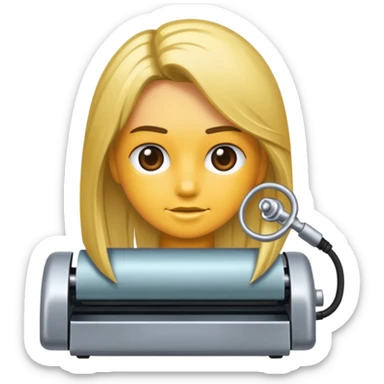 Crie um emoji de máquina de cortar cabelo sticker