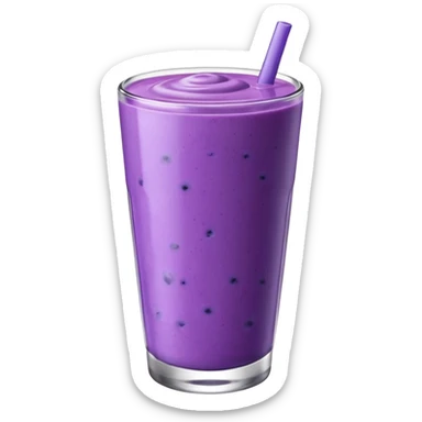 blueberry smoothie sticker