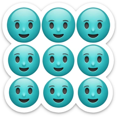 emoji pack, Minimalist outline icon, monoline style, thin clean contour, no shading, no gradients, transparent background, vector style, centered composition, flat design, elegant, premium, modern, color palette: aqua teal #40B2D6 and slate gray #2F3B3E, no text, no background, 512x512 sticker