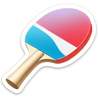 table tennis paddle sticker