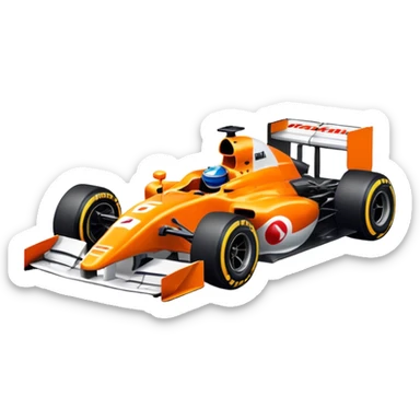 f1 race car like mclaren sticker