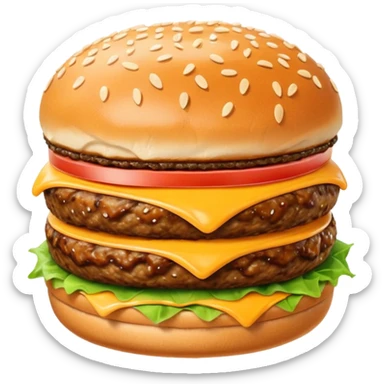 1 Smash burger patty sticker