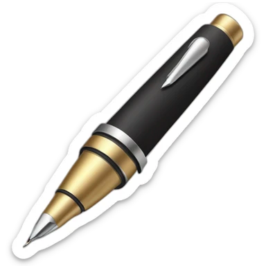 vector application pen tool fountain pen tip sticker