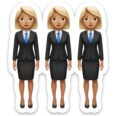 LAdy Boss, different pose, full body sticker
