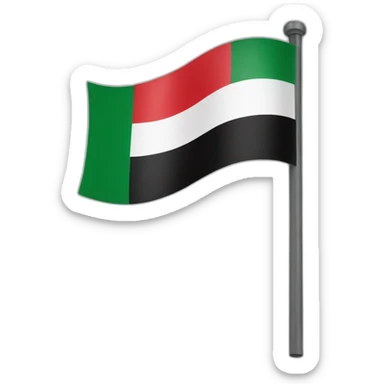 UAE FLAG sticker