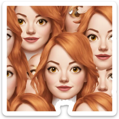 emma stone sticker
