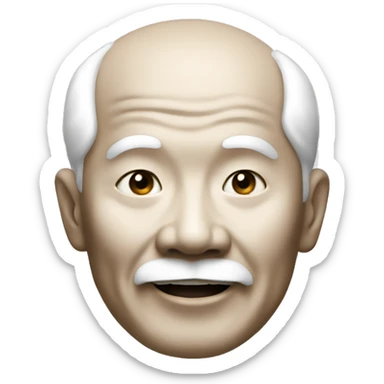 Ho chi minh face sticker