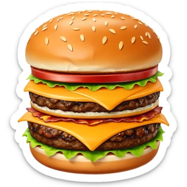 Oscar Piastri Burger, featuring Wagyu beef patty, bacon, and Cheddar cheese sticker