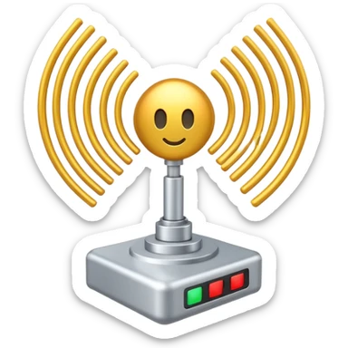 frequency sensor with antennas sticker