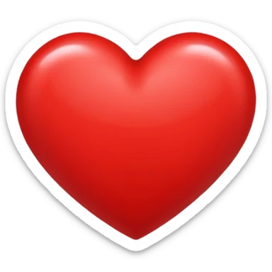 St. Valentines heart sticker