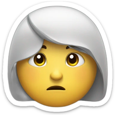 Feeling sad and alone sticker