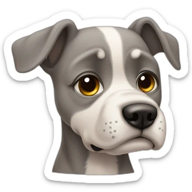 cachorro triste caindo um lagrima sticker