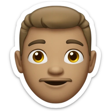 ugly gay guy sticker