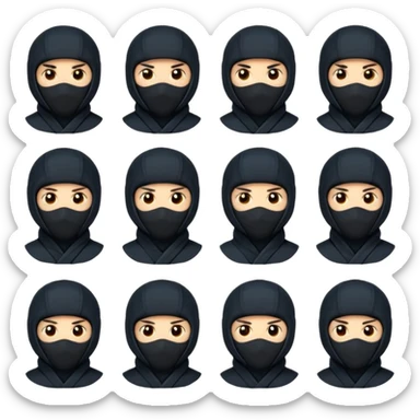 lo emojis de ninja deben estar relacionados con un signo zodiacal sticker