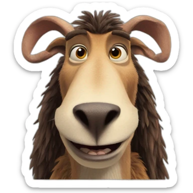 Sid from Ice Age with Redbull Clothes sticker