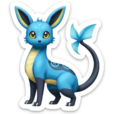 Amaura-Dragonair-Umbreon-Pokémon (full body) sticker