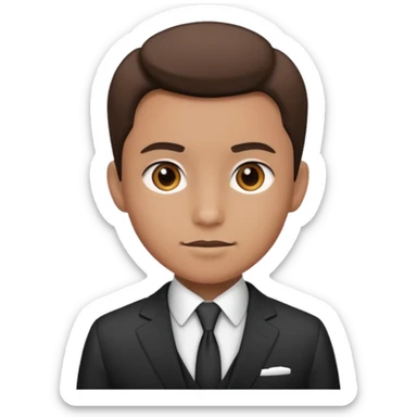 a liittle tired and frustrated entepreneur (only his face). with suit and only a little bit emotional face. young entepreneurs with various suits, but in classic colours. various hair. one person per one emoji. give me a few options. not so tired, more like normal face. not too irritated. sticker