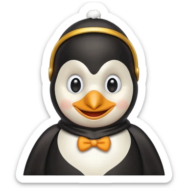 Pingouin humain sticker