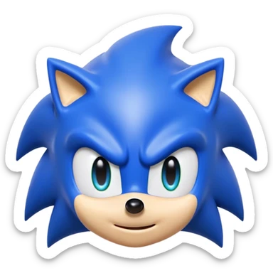 sonic if he was freaky sticker