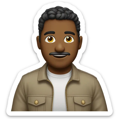 Una persona de barrio enojado mucho  sticker