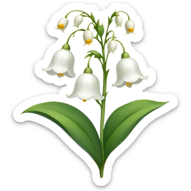 Lily of The Valley sticker