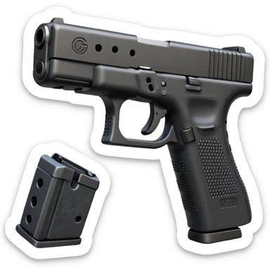 glock 19 with drum mag sticker