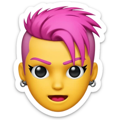 Punk culture sticker