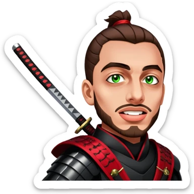 Fierce Samurai sticker