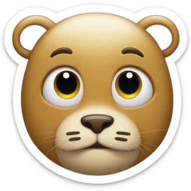 à quatres pattes sticker