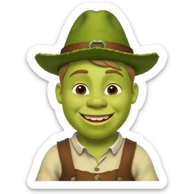 Shrek Yodeling  sticker