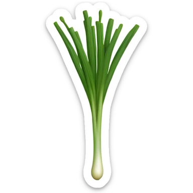scallion plant sticker