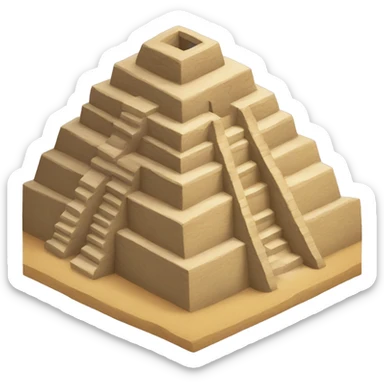 huaca de la luna place sticker