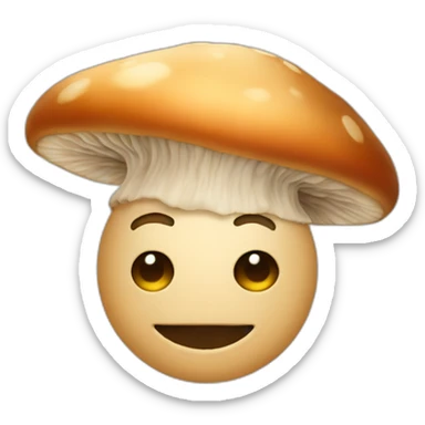 Mushroom-headed man sticker