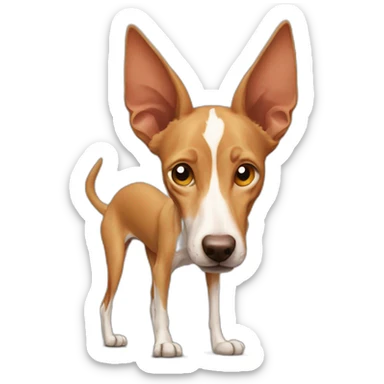 Angry podenco sticker