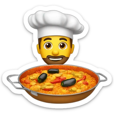Paella chorizo sticker