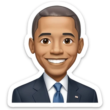 Barack Obama Suit sticker