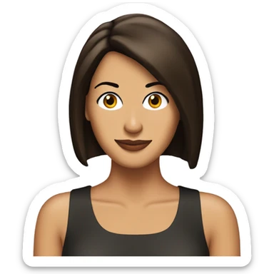 Monica from the tv show friends with turkey head sticker